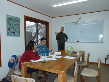 Accommosation in hostel during the spanish course- emalafquen living room